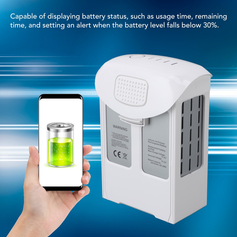 Drone Battery White 5870mAh High Capacity Drone Intelligent Battery for