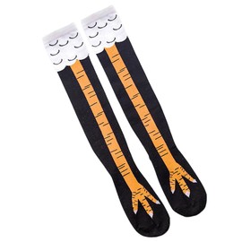 YUGUOLAN Chicken Leg Socks Men's Chicken Leg Socks Men Socks Chicken Legs Funny Chicken Socks Socks Chicken Legs for Adults Stockings Women's Warmer Chicken Socks Gifts, yellow