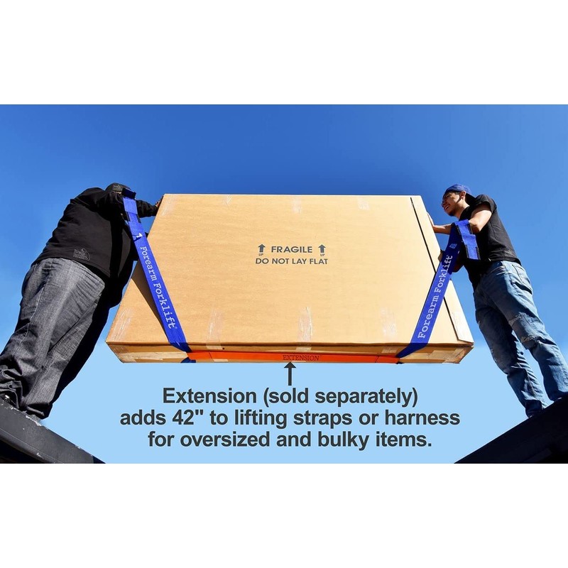 Forearm Forklift 2-Person Lifting and Moving Straps - Lift and