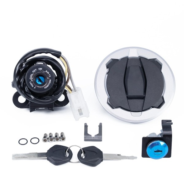 PROCNC Ignition Switch Gas Cap Seat Lock Keys Set for