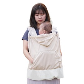 chibito Summer Cape Cape for Summer, Heat Blocking, UV Protection, Protection Against Heat (Beige)