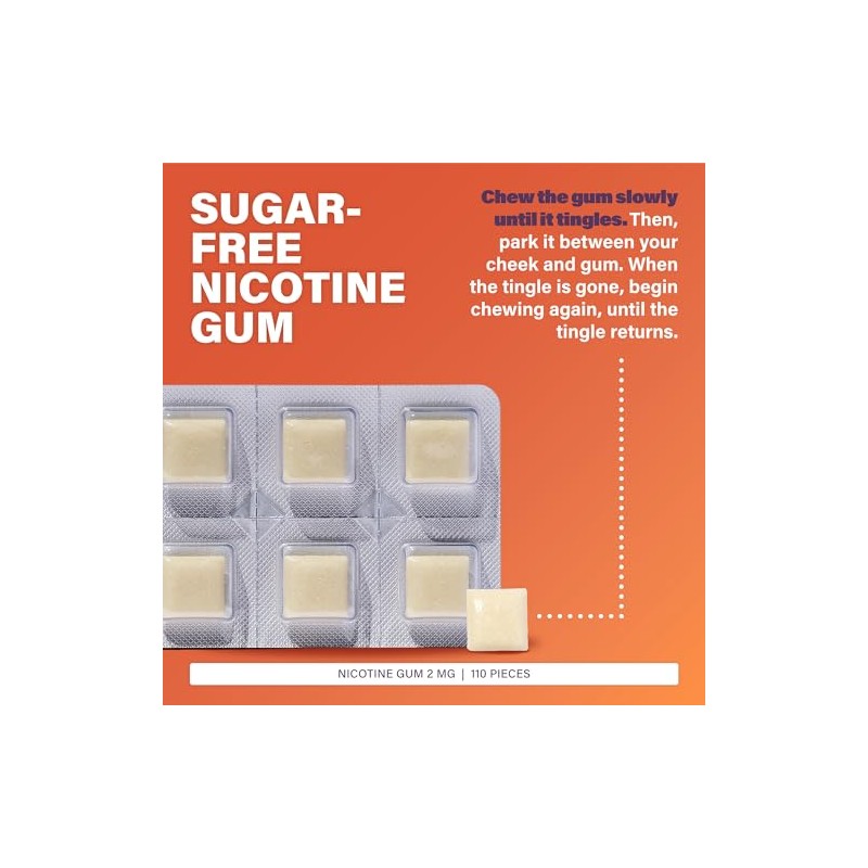 RUGBY LABORATORIES Rugby Sugar Free Nicotine Polacrilex Original Flavor