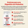 Paquete de 3 Probióticos Avanzados Laboratorios Wöhl Cápsulas Enzimas Digestivas