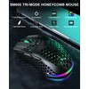 SOLAKAKA SM600 Honeycomb Shell Gaming Mouse Wireless,Tri-Modes BT5.1/2.4G Wireless/Type-C Wired