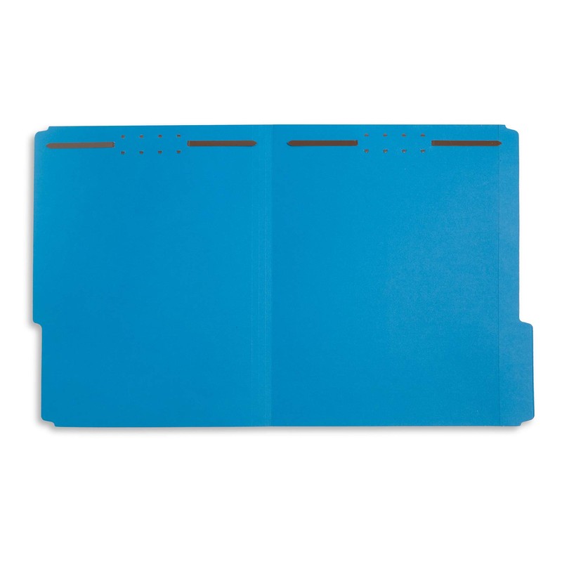 50 Fastener File Folders - 1/3 Cut Reinforced Tab -