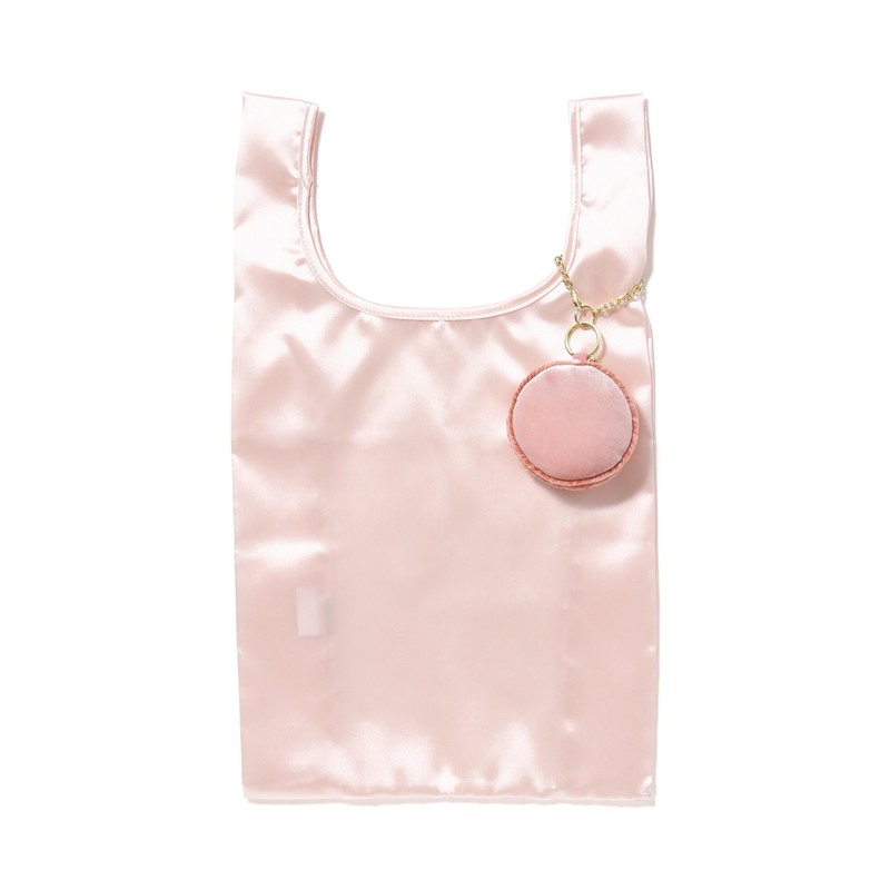 Francfranc Bag Charm Eco Bag Macaron Pink, Pink