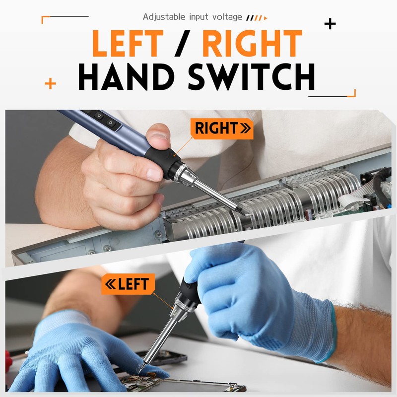 DollaTek Smart Electric Soldering Iron PD 65W Adjustable Constant Temperature