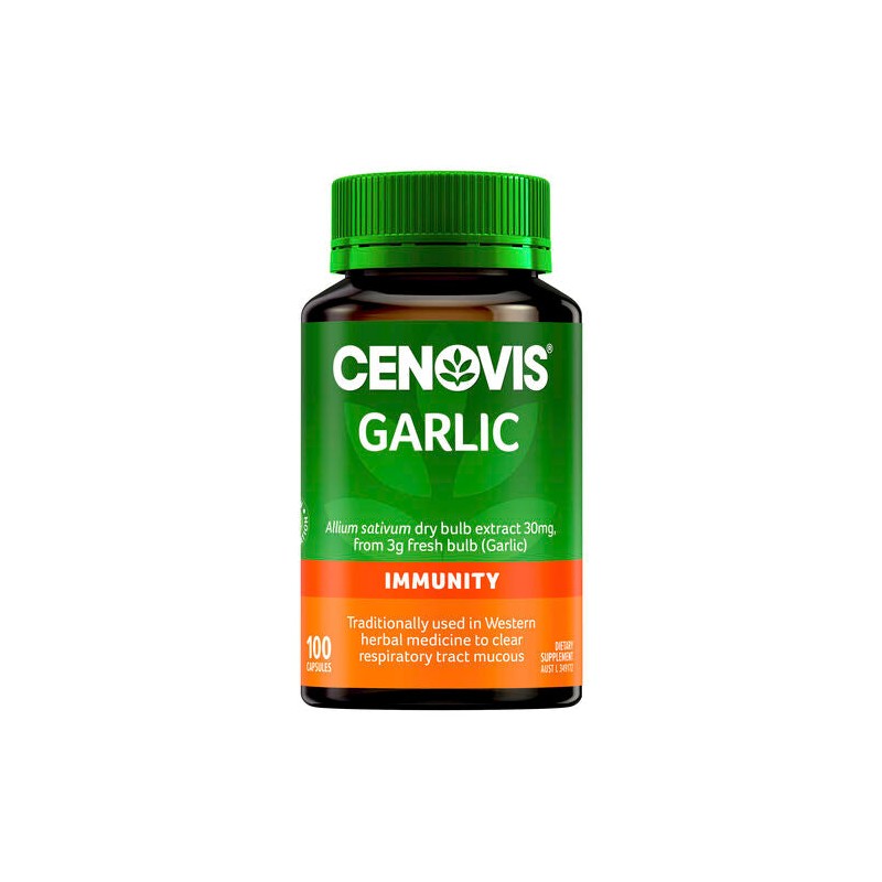 Cenovis Garlic Immune Support 100 Capsules