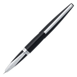 Sheaffer Taranis Fine Nib Fountain Pen, Stormy Night, Chrome Trim (E0944043-PB2)