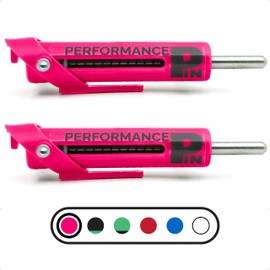 PERFORMANCE PIN The Original Drop Set Pins for Gym | One More Rep with Weight Stack Pins | Instant Transition to Lower Weights for More Reps | Proudly Made in America | Pink | 5/16" Pin