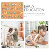 NUOBESTY Wooden Arabic Alphabet Puzzle for Kids Educational Arabic Letters