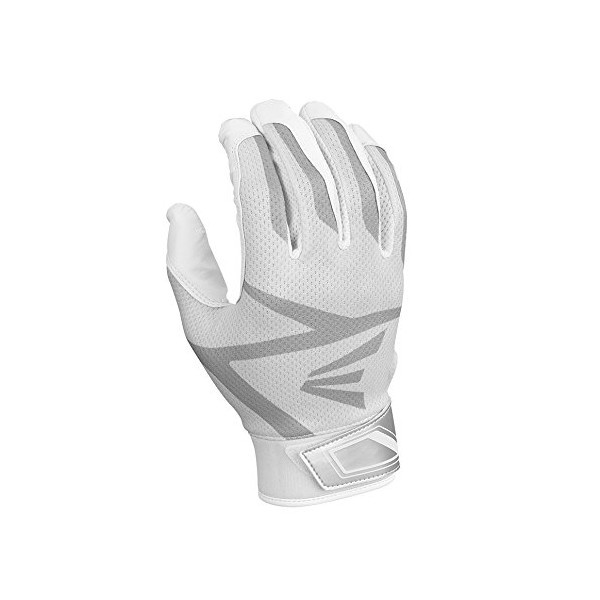Easton Z3 Hyperskin Batting Gloves, White, Small