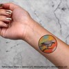4 x 'African Grey Parrot' Temporary Tattoos - Water Resistant,