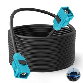 3 Meter RG174 Fakra Z Koaxialkabel, Weiblich zu Weiblich, für Auto GPS Navigation, DAB Digitalradio, FM AM Radio, Sirius XM Satellitenradio Hochleistungsfähiges Antennenverlängerungskabel