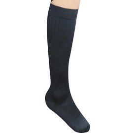 Medical Elastic Stockings rekkusufitto High Socks Navy Microfiber Low Pressure Toe and , , , nvy,