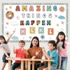 Amazing Things Happen Here Bulletin Board Boho Bulletin Board Decoration