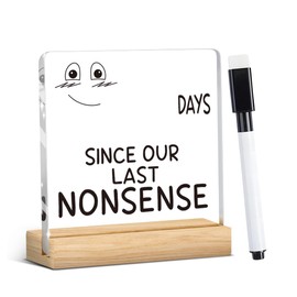 Funny Office Desk Decor for Women Men Acrylic Sign Gifts for Manager Coworker Friend Employee Colleagues Gift Funny Home Office Sign Accessories Desk Decor Boss Day Gifts