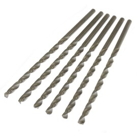 Toolzone 6Pc 4mm Long Series HSS Drills