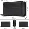 Wifreo Genuine Leather, Second Bag, Men's, Large Capacity, Smartphone Compatible,