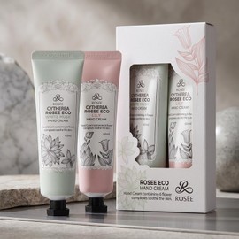 Ciceria Eco Rose Hand Cream 2-piece set, 1 set / 시세리아 에코 로제 핸드크림 2종 세트, 1세트