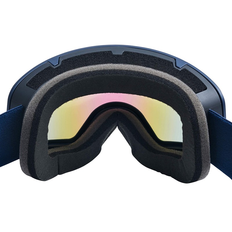 Black Crevice Unisex - Schladming Adult Ski Goggles Navy/Orange/Green, Size