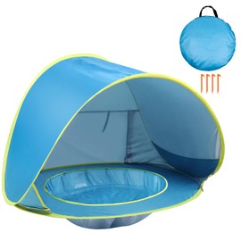 Baby Beach Tent Pop Up Beach Tent Baby Tent for Beach, Portable Shade Pool UV Protection Sun Shelter for Infant