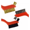Veraly Set 3 Cepillos Limpieza Cerdas Alambre Metal Herramientas