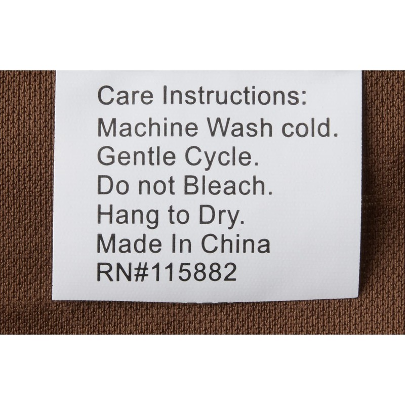 Popular Bath Zambia Collection, Shower Curtain, Chocolate 72.00" x 70.00"