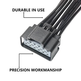 Heated/Cooled Seat Module Connector Wiring Kit WPT928 Compatible with Ford F-150 F-250SD Edge Explorer Expedition Taurus Fusion Mustang Lincoln MKZ MKT MKX Zephyr Navigator Replaces 3U2Z-14S411-ZMB