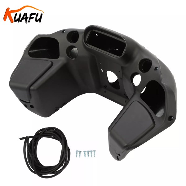KUAFU Matte Black Inner & Outer Fairing For Harley Road