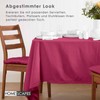 Homescapes Plum Cotton Tablecloth 6 to 8 seater Large Rectangular