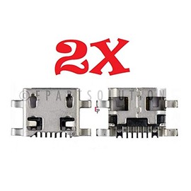ePartSolution 2X Micro USB Charger Charging Port Dock Connector USB Port Replacement for LG G Stylo H631 LS770 MS631 H635 H630 H634 USA (2pcs)