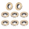 uxcell 8pcs Sink Overflow Rings, Bathroom Kitchen Basin Trim Bath