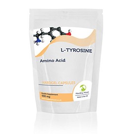 L-Tyrosine Amino Acid 500mg Mens Supplement 120 Hardgel Capsules Building Blocks of Protein Treat a Phenylketonuria