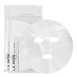 Lamont disposable face pack wrap mask, 100 pieces, 2 pieces / 라몽 일회용 얼굴팩 랩 마스크, 100개입, 2개