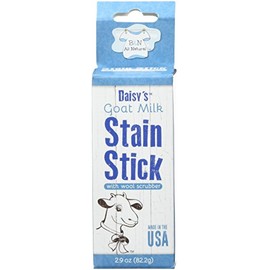 B&N All Natural Daisy's Goat Milk Laundry Stain Remover Stick, White, 2.9 Oz