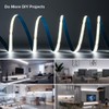 FCOB COB LED Strip Light 32.8FT Flexible High Density Uniform