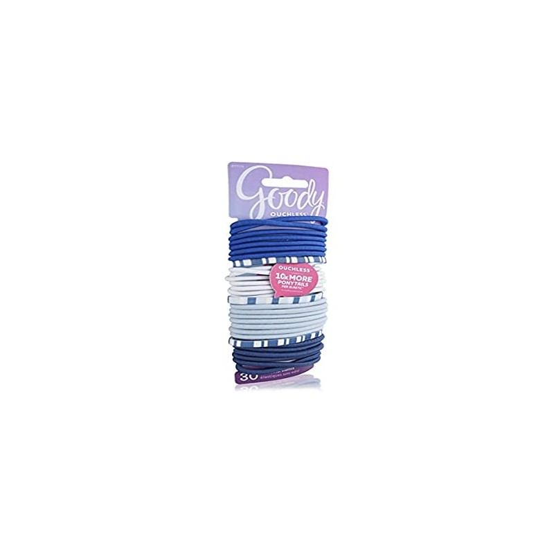 Goody WoMens Ouchless 4 mm elásticos, náutico, 30 unidades