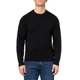 Theory Men's Hilles Crew Neck Cashmere, Black