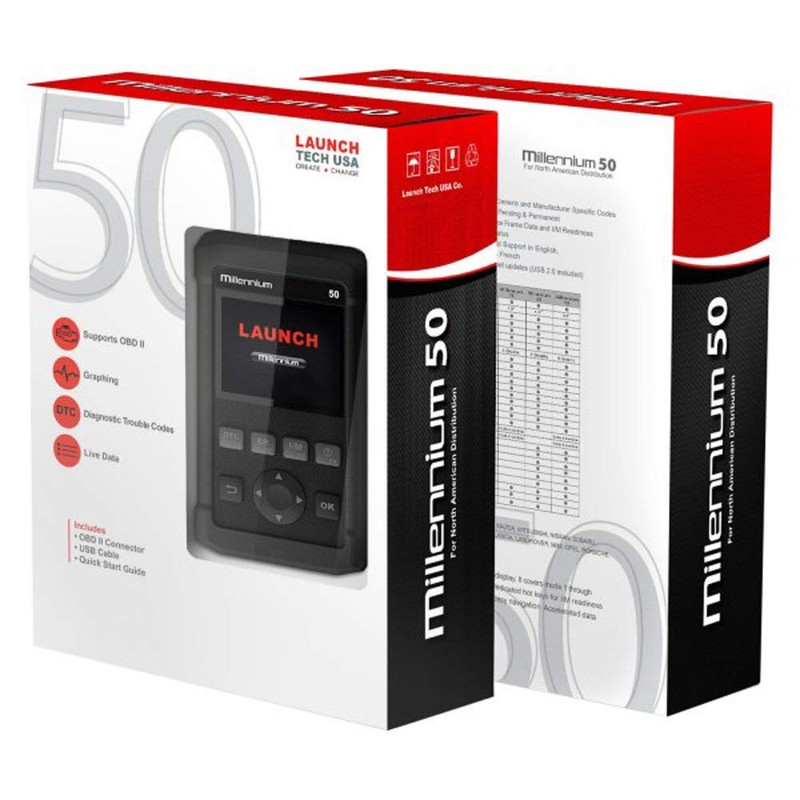 Launch Tech Millennium 50 Full Function Auto Code Reader Scanner