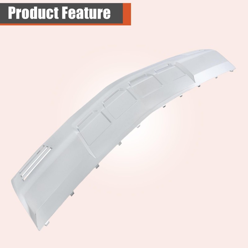 labwork Plastic Front Bumper Lower Valance Skid Plate Chrome without