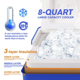 Cold Therapy System Ice Machine System for Knee After Surgery, Knee Ice Machine Cryotherapy Unit with Quiet Pump & Universal Cold Pad for Knee, Shoulder, Hip and Back