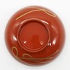 Maeju Lacquerware 3T-419 4.5 Zoni Bowl Knotted Soarai Vermilion