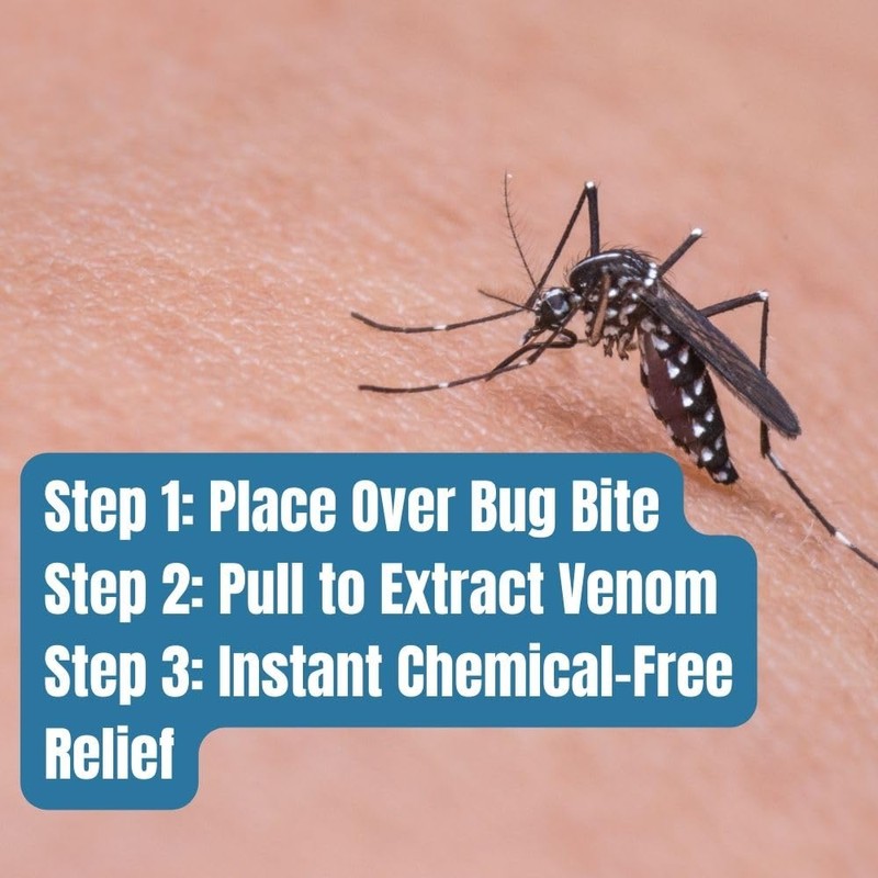 Insect Sting Sucker 2 Pack – Venom Extractor Vacuum Tool