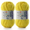 2 Pac Chenille Yarn for Crocheting - Blanket Yarn for