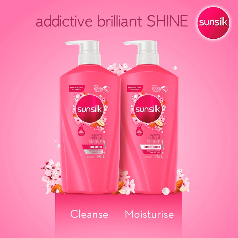 Sunsilk Conditioner Addictive Brilliant Shine, 700ml
