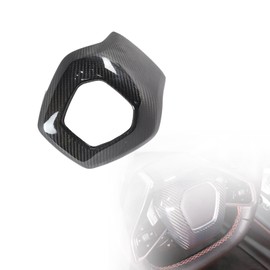 Carbon Fiber Steering Wheel Center Surround Cover Replacement for 2020-2024 C8 Cor-Vette