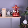 St Helens Home & Garden Wooden Carousel Music Box (Red