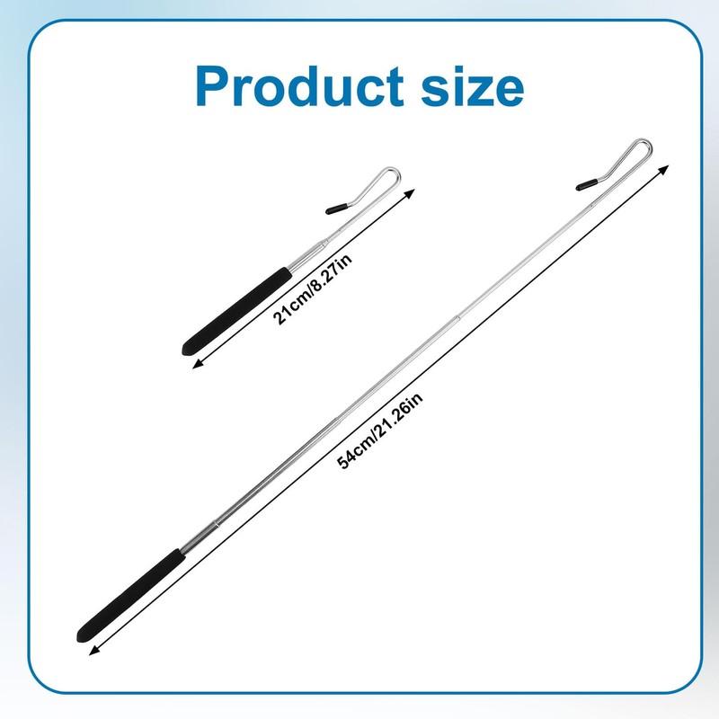 2pcs Puppet Handles Arm Control Rods, Premium Stainless Steel Professional