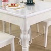 MeritMode Waterproof Clear Vinyl Tablecloth Protector Premium for Kitchen Tables,